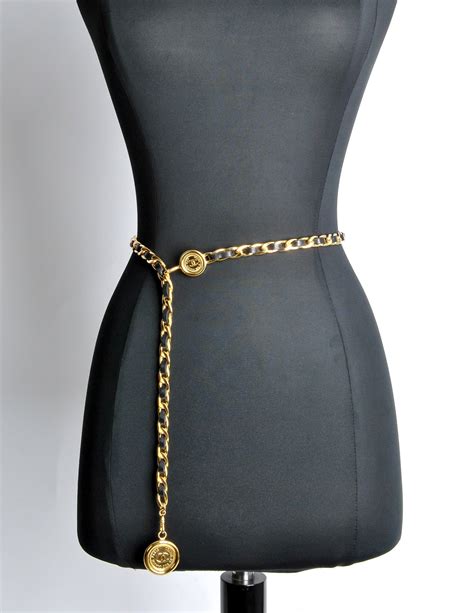 how to wear chanel chain belts|genuine leather Chanel belt women.